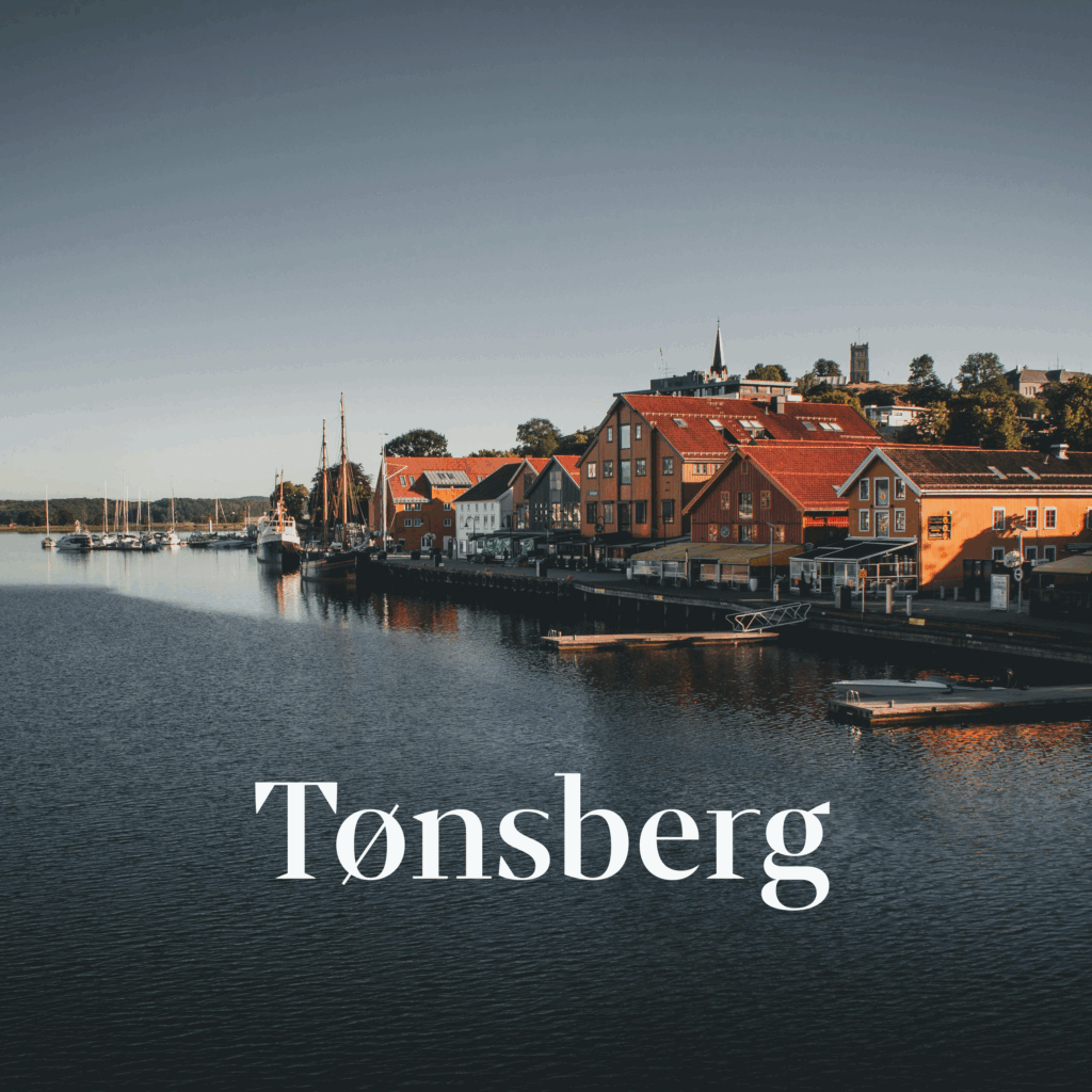 photo of tønsberg with text